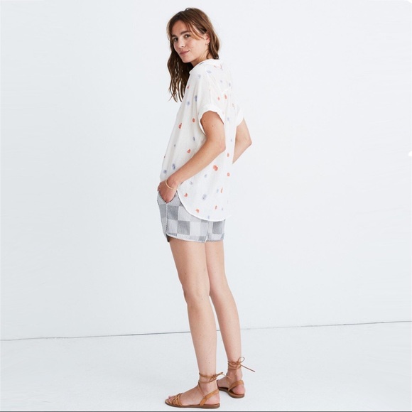 Madewell Daisy Embroidered Central Shirt - Picture 2 of 5